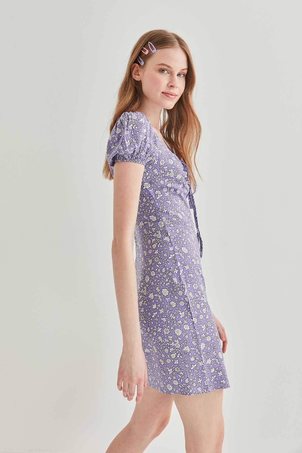 FLORAL MINI DRESS