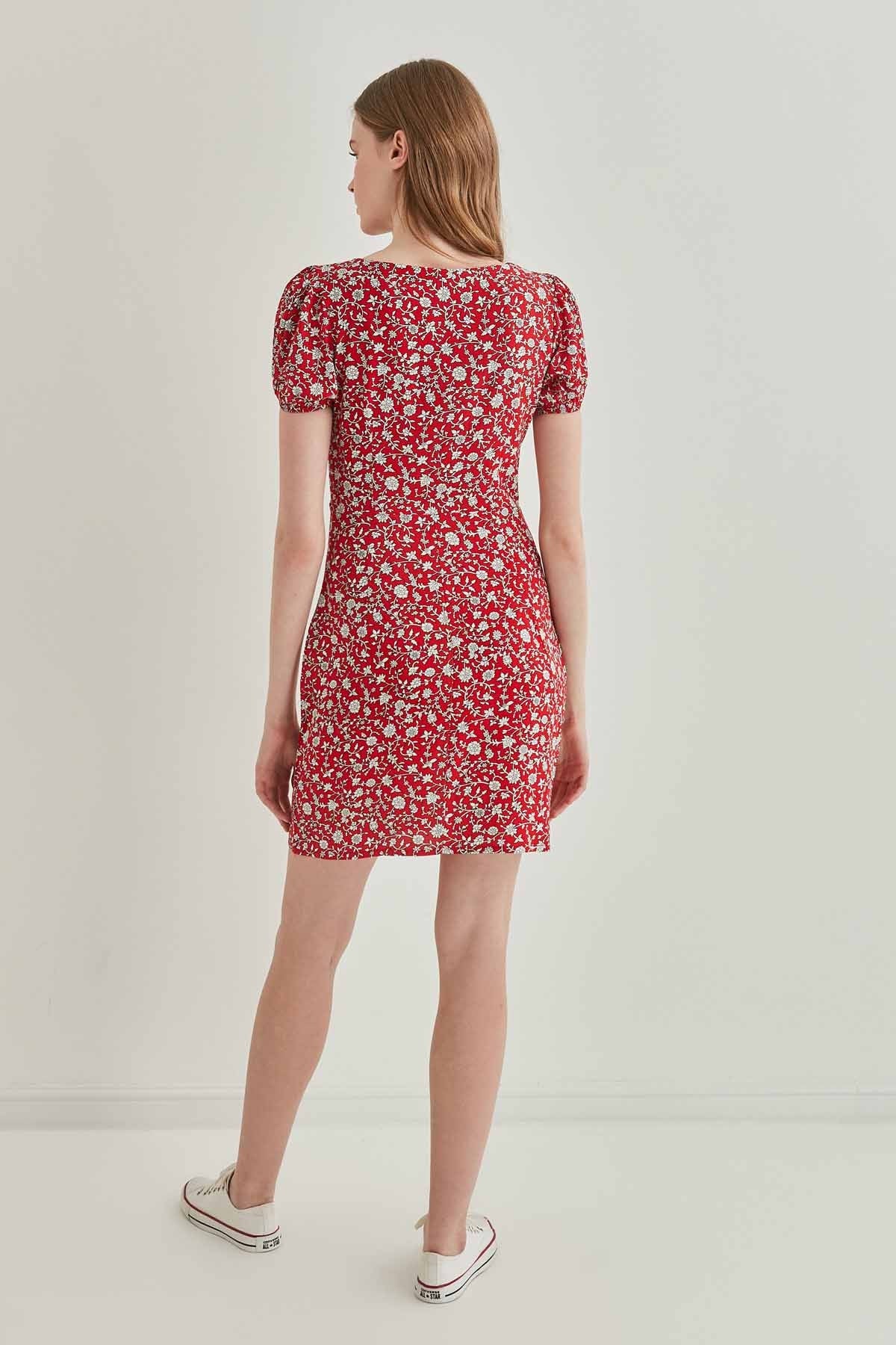 FLORAL MINI DRESS
