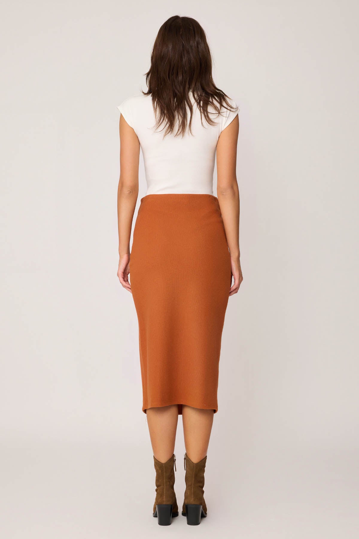 KNITTED SKIRT WITH ZIPPERS