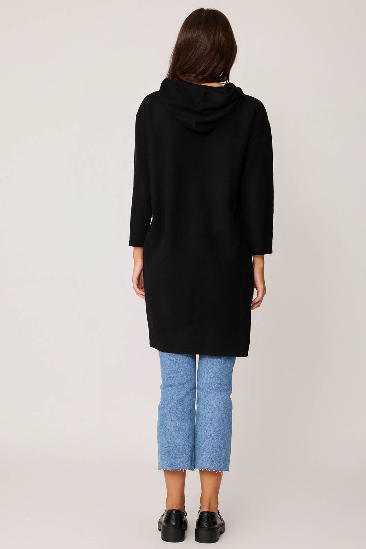 TUNIC WITH SPLIT HOODIE