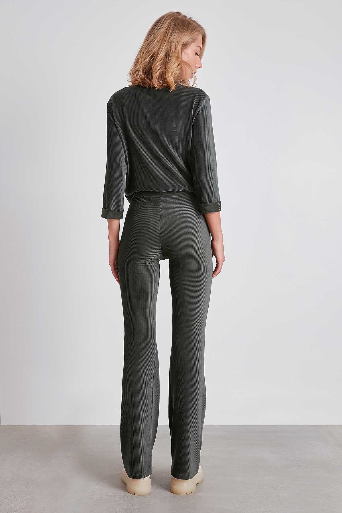 HIGH WAIST SPANISH KNITTED TROUSERS