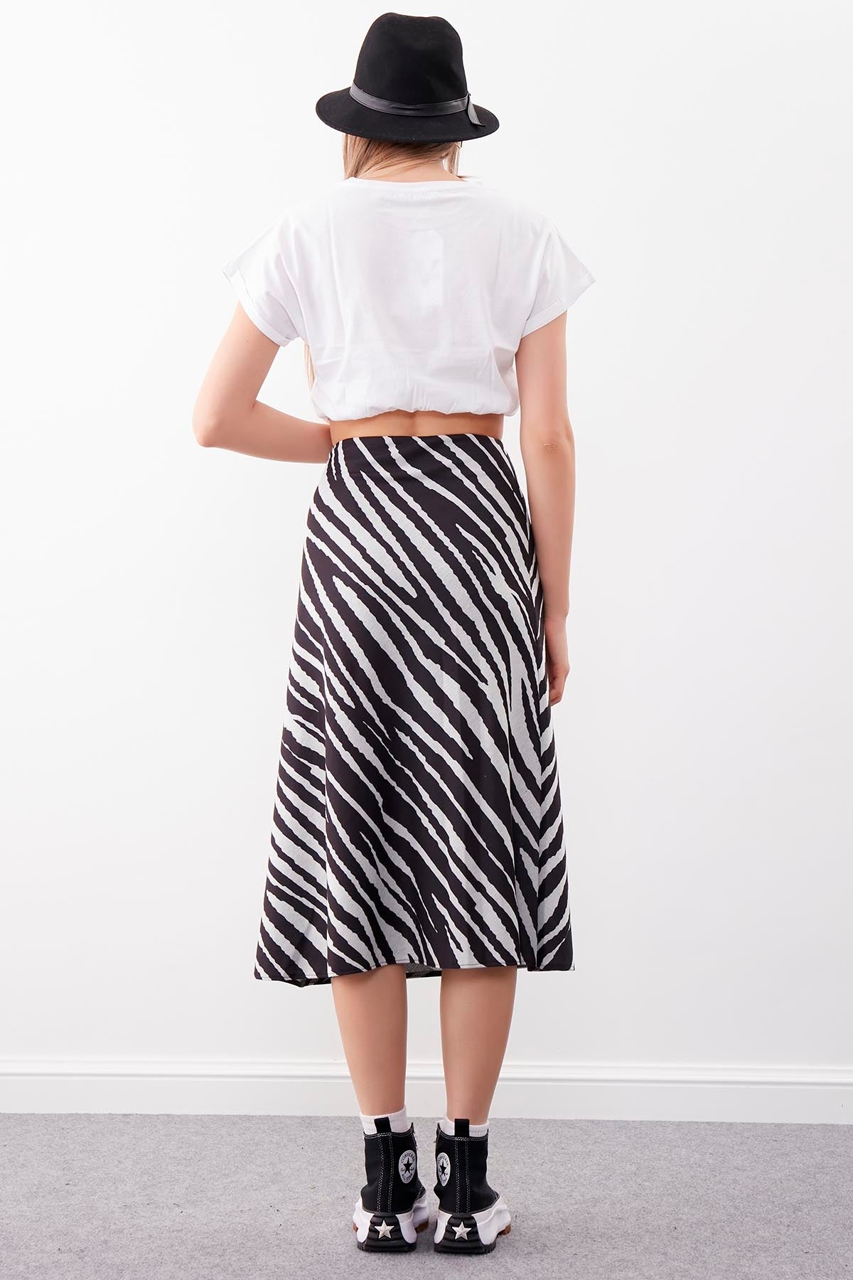 ZEBRA LONG SKIRT