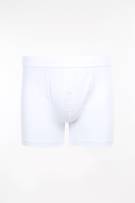 Flat Boxer White Cotton