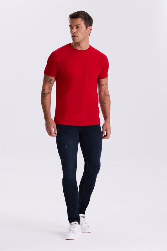 Navy Slim Fit Washable Cotton Short Trousers