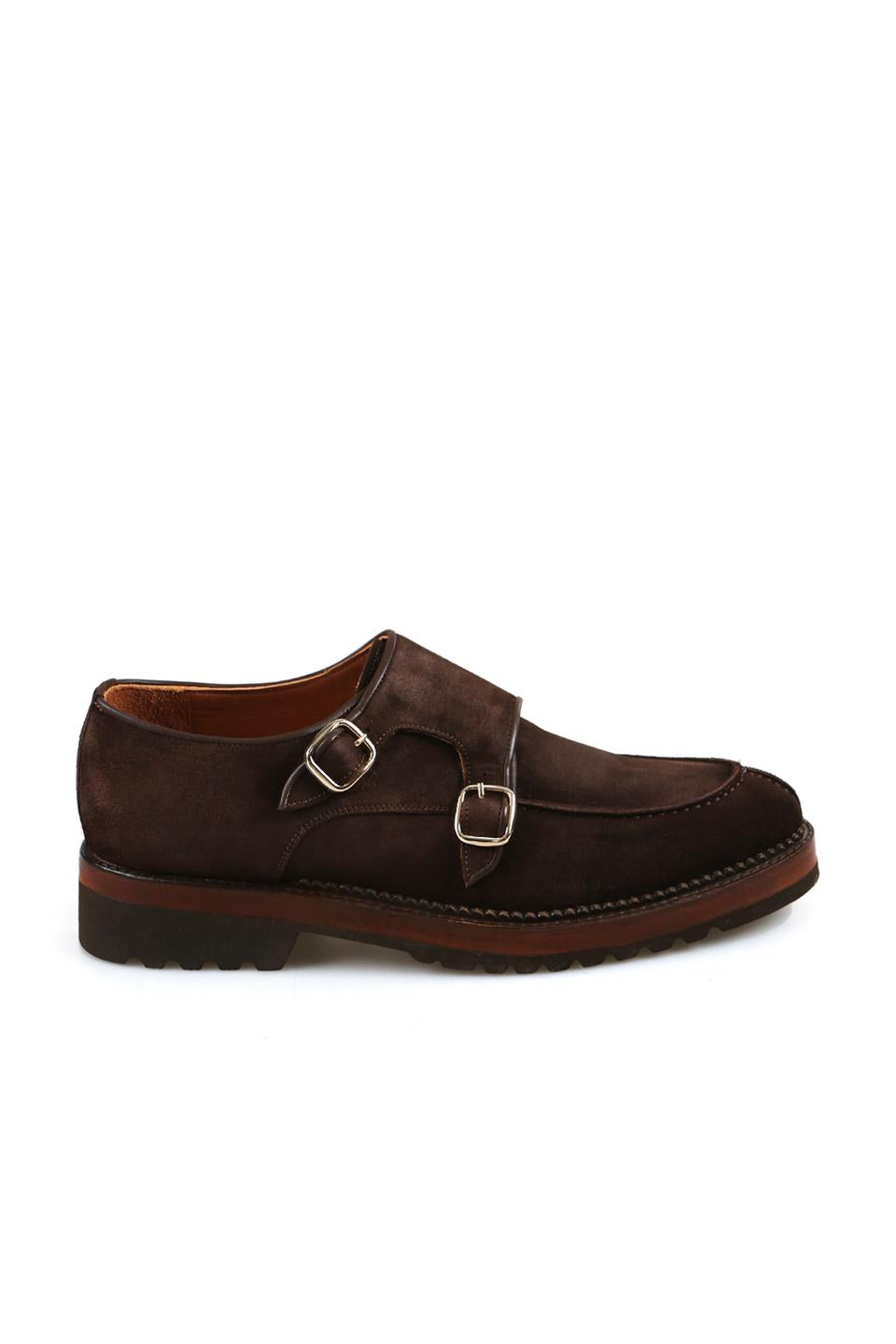 Suet Coffee 100% Leather Eva Sole Casual Shoes
