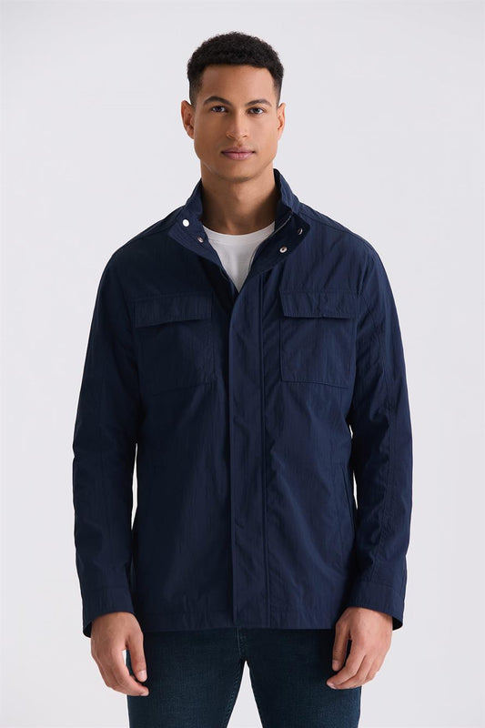 Parliament Comfort Fit, Straight Collar, Seasonal Sports Jacket.