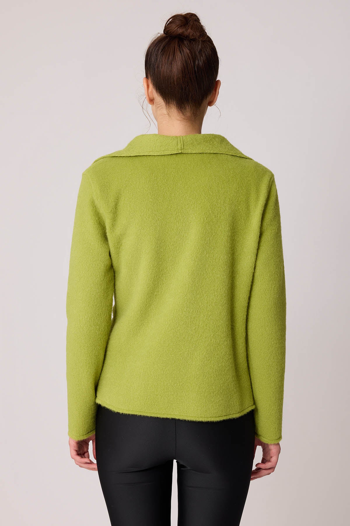 ASYMMETRIC JACKET WITH BUCKLE BINDING