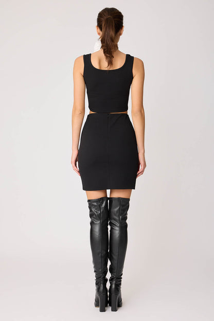 MINI-SKIRT WITH ELASTANE WAIST