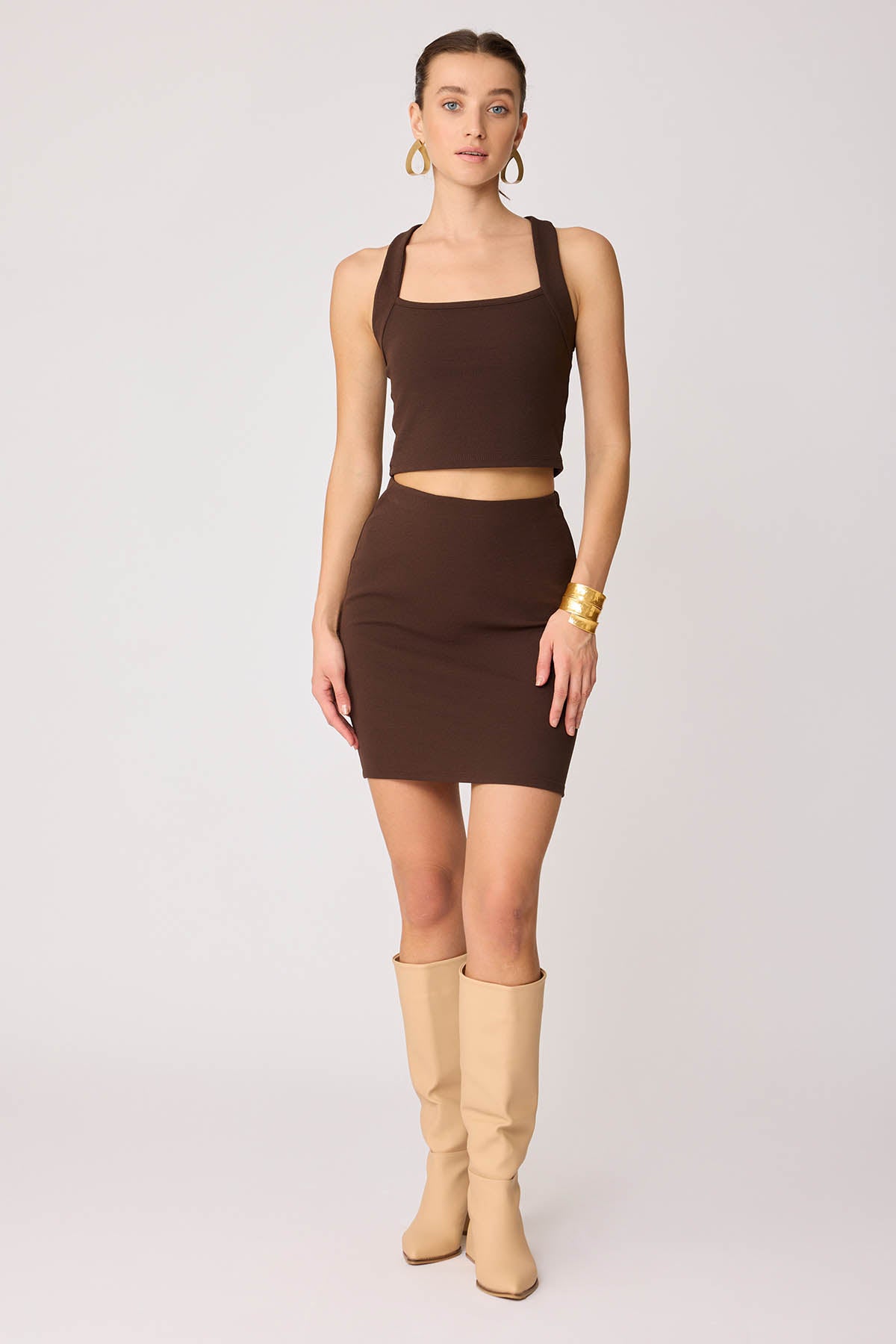 MINI-SKIRT WITH ELASTANE WAIST