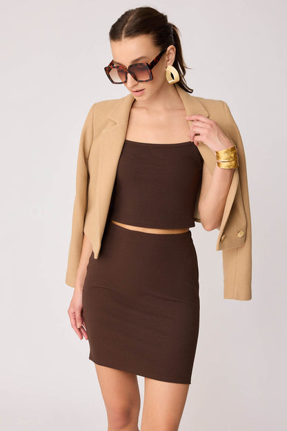 MINI-SKIRT WITH ELASTANE WAIST