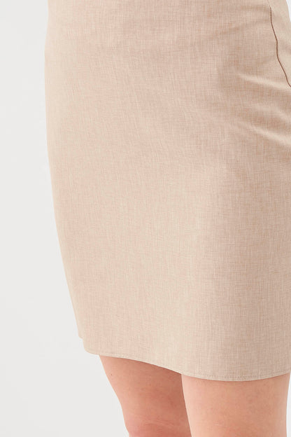 ZIPPERED PENCIL SKIRT