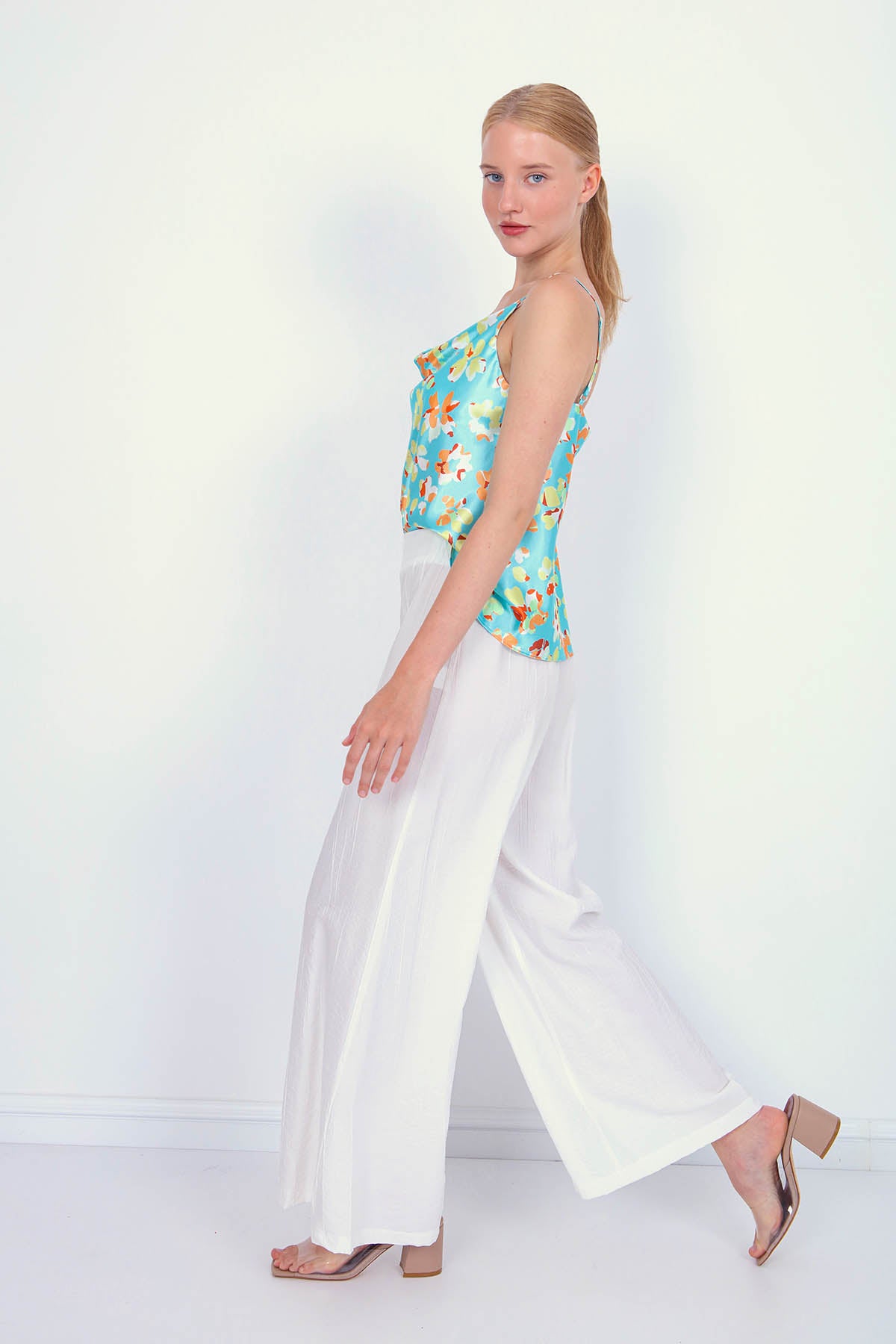 TROUSERS WITH ELASTANE WAIST