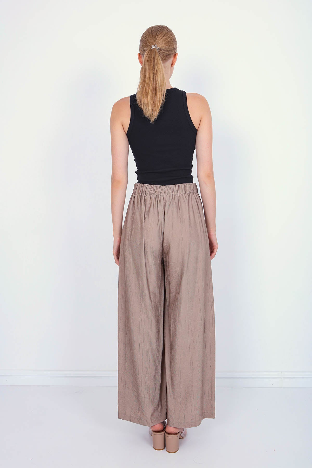 TROUSERS WITH ELASTANE WAIST