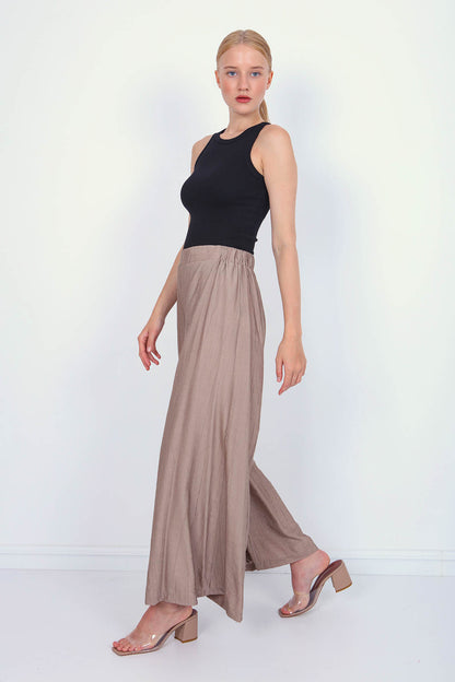TROUSERS WITH ELASTANE WAIST