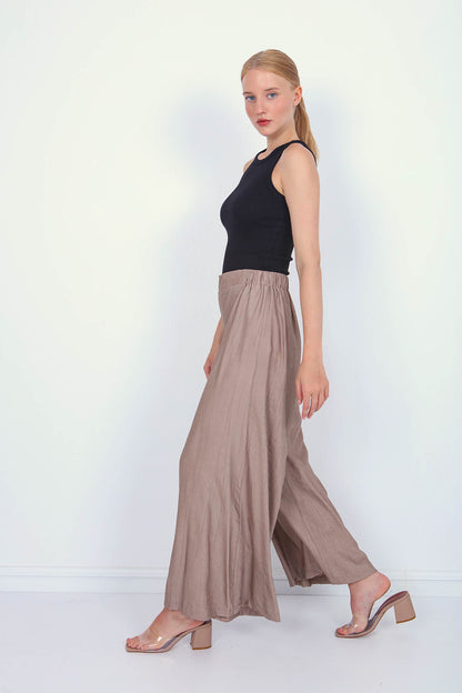 TROUSERS WITH ELASTANE WAIST