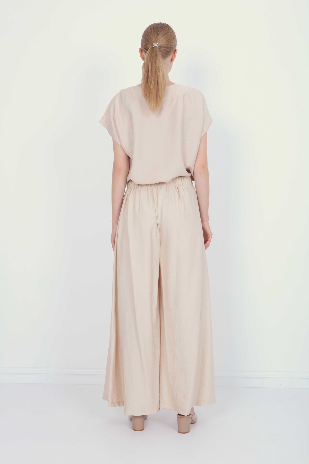 TROUSERS WITH ELASTANE WAIST