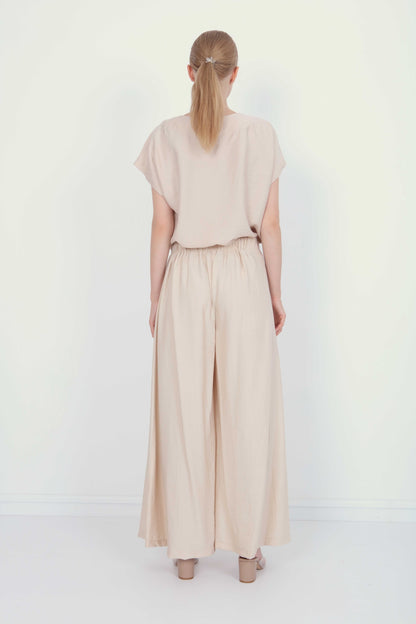 TROUSERS WITH ELASTANE WAIST