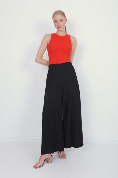 TROUSERS WITH ELASTANE WAIST
