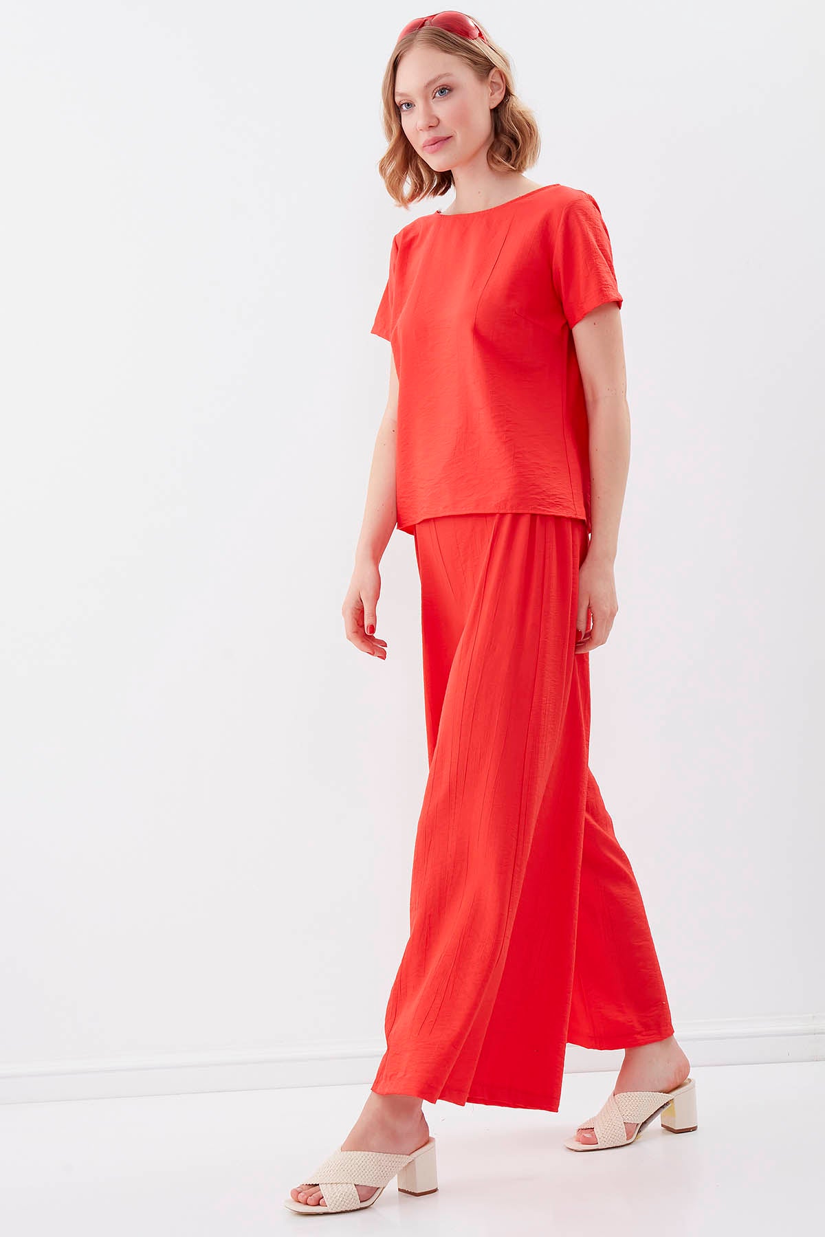 TROUSERS WITH ELASTANE WAIST