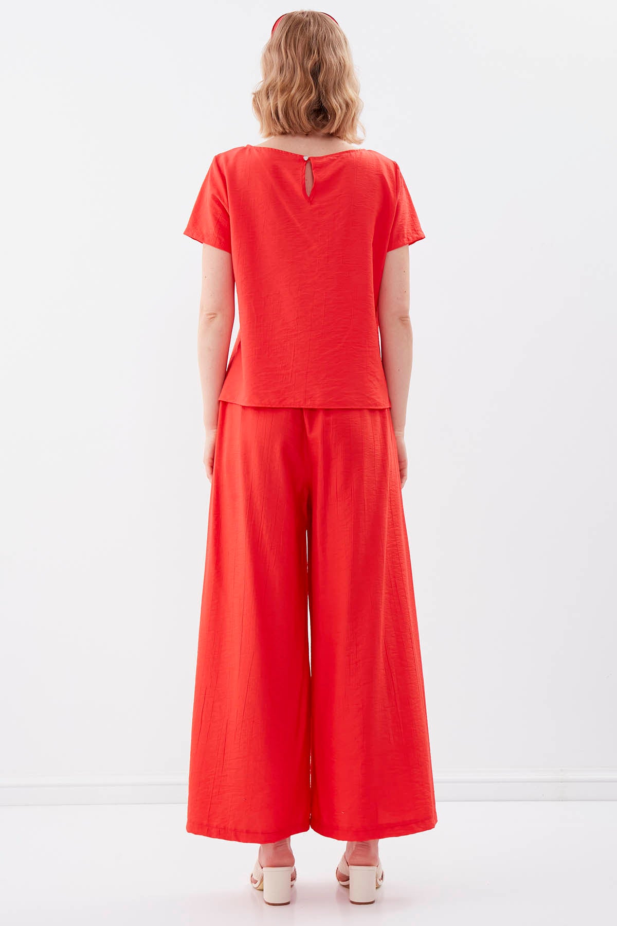 TROUSERS WITH ELASTANE WAIST