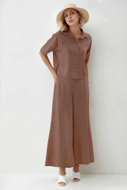 TROUSERS WITH ELASTANE WAIST