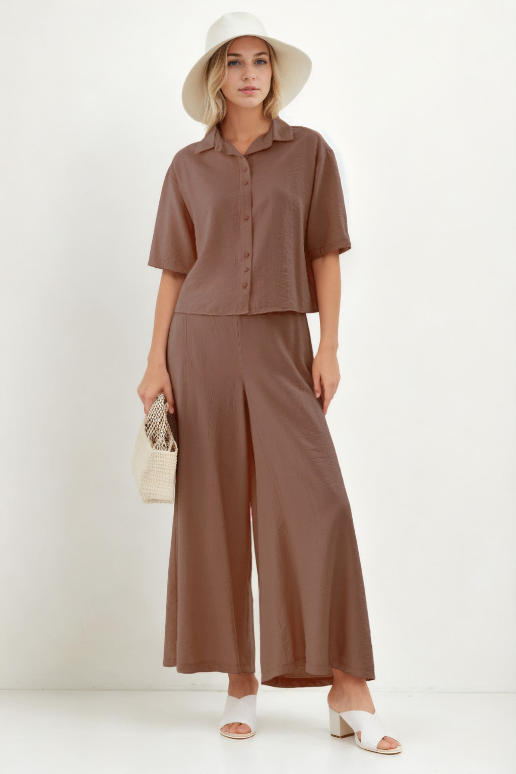TROUSERS WITH ELASTANE WAIST