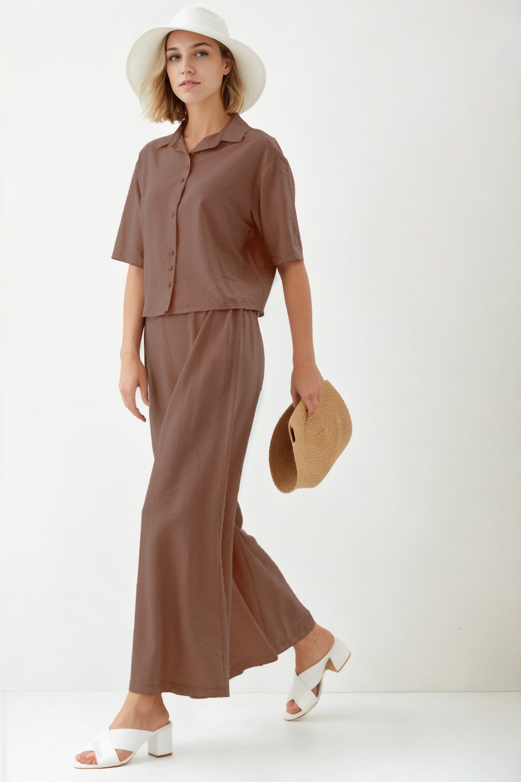 TROUSERS WITH ELASTANE WAIST