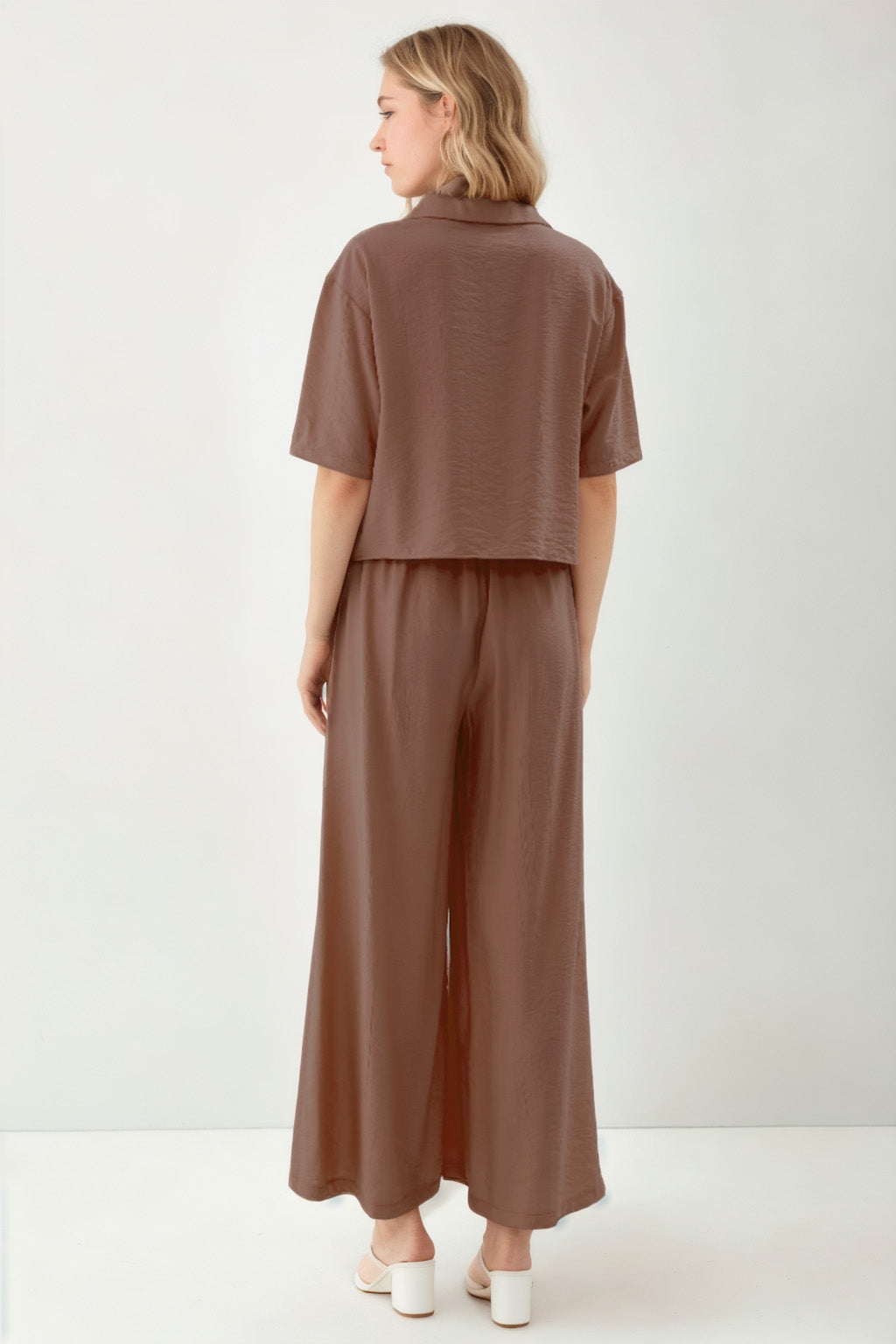 TROUSERS WITH ELASTANE WAIST