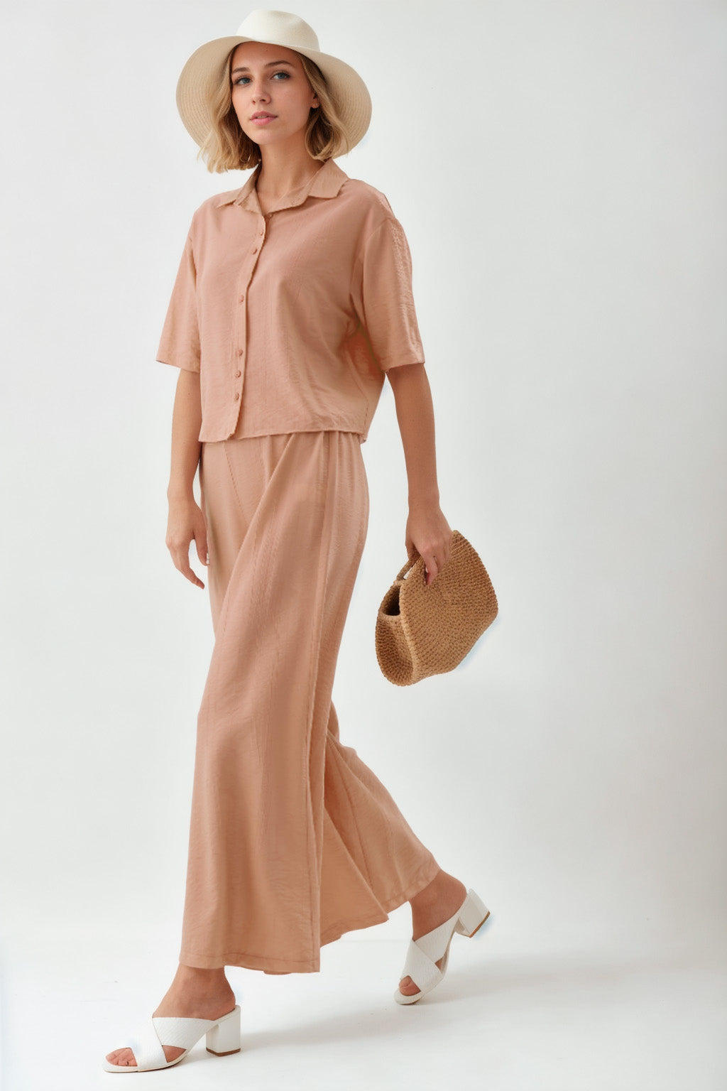 TROUSERS WITH ELASTANE WAIST