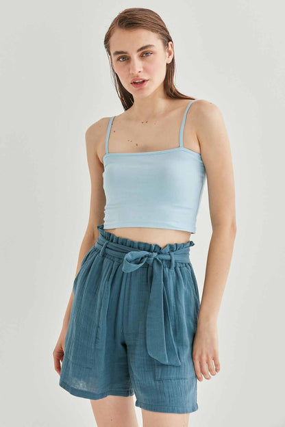 CROP SINGLET TOP