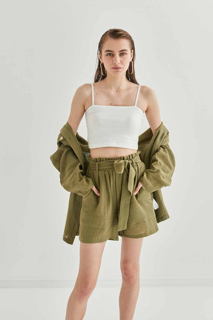 CROP SINGLET TOP