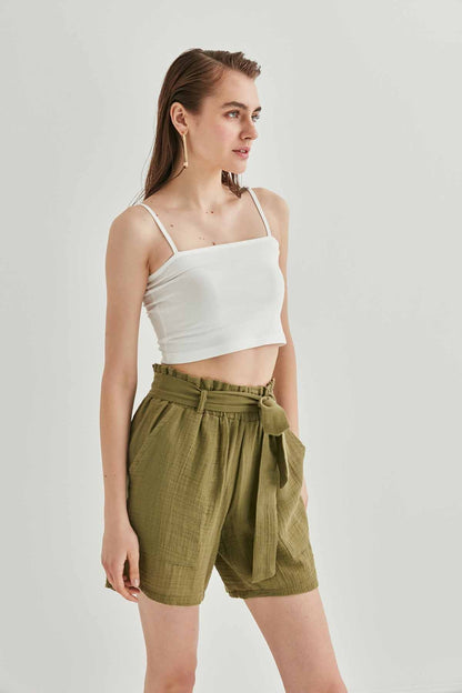 CROP SINGLET TOP