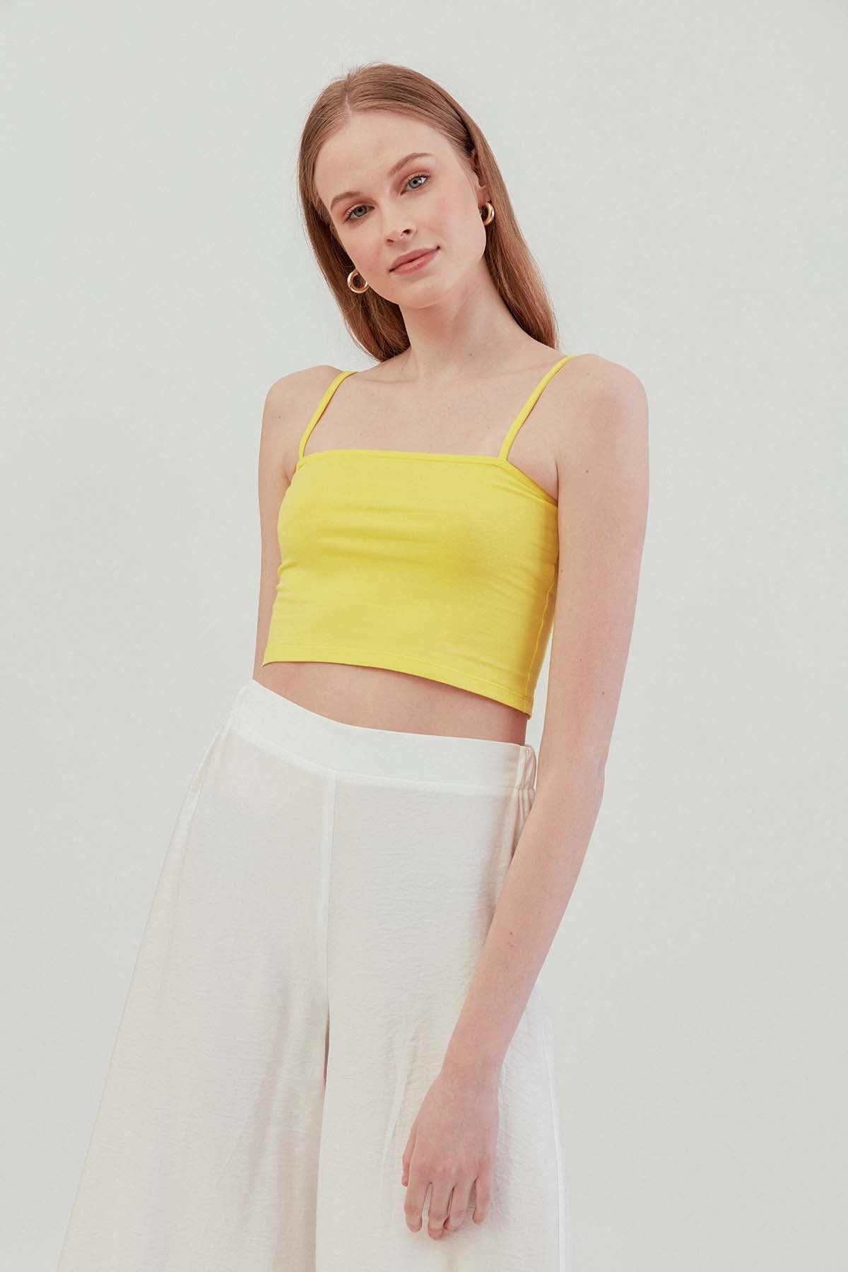 CROP SINGLET TOP