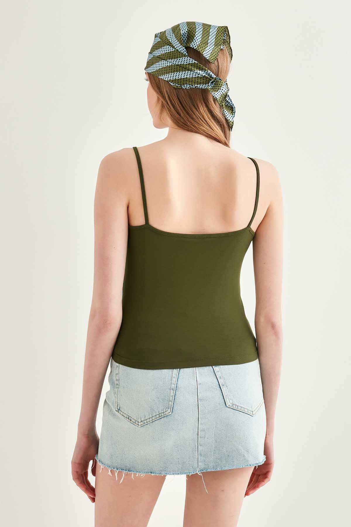 SASHED VISCOSE CROP BLOUSE