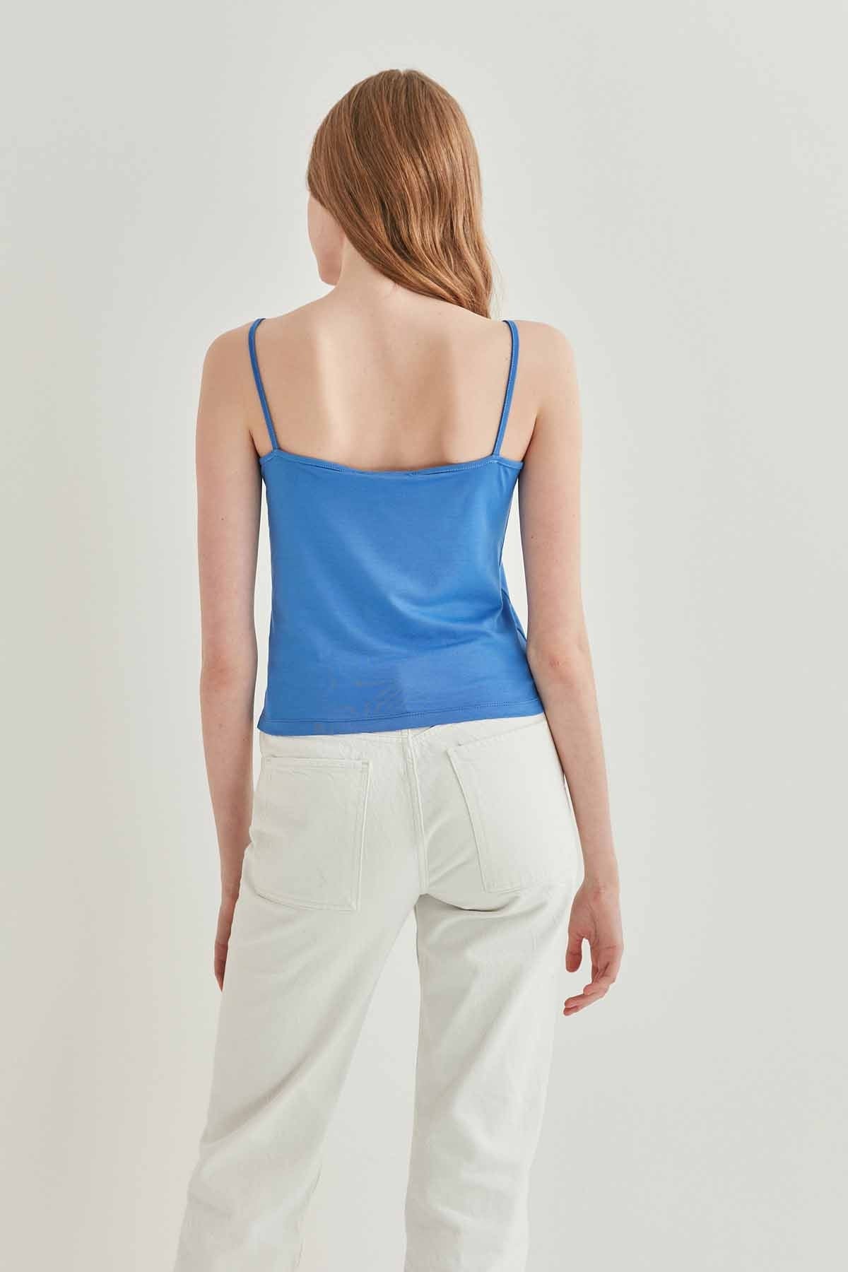 SASHED VISCOSE CROP BLOUSE