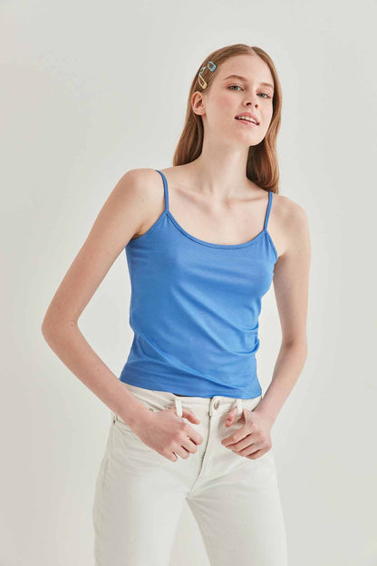 SASHED VISCOSE CROP BLOUSE