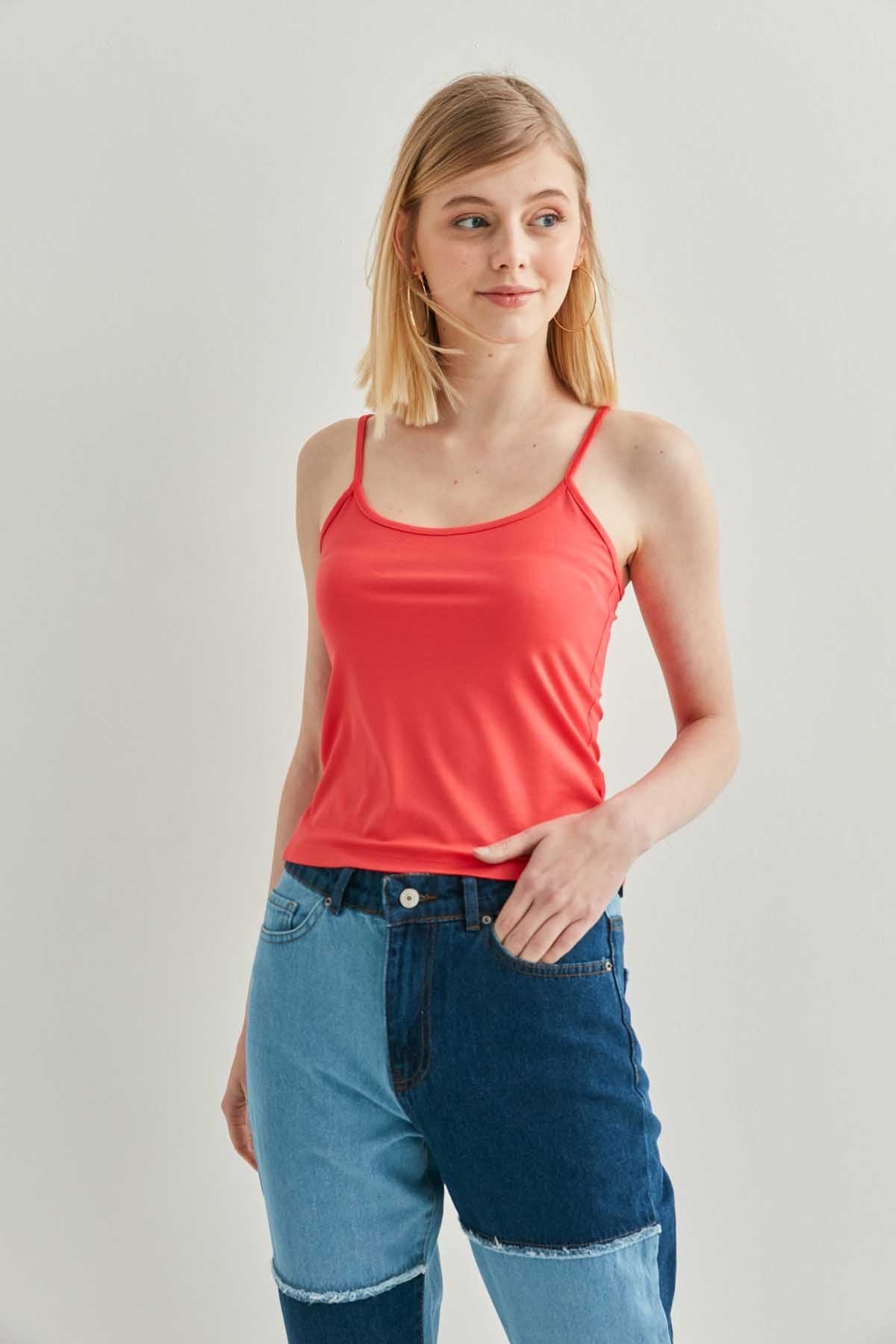 SASHED VISCOSE CROP BLOUSE