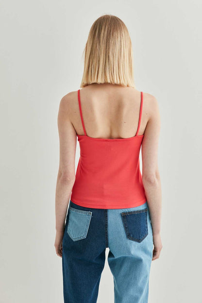 SASHED VISCOSE CROP BLOUSE
