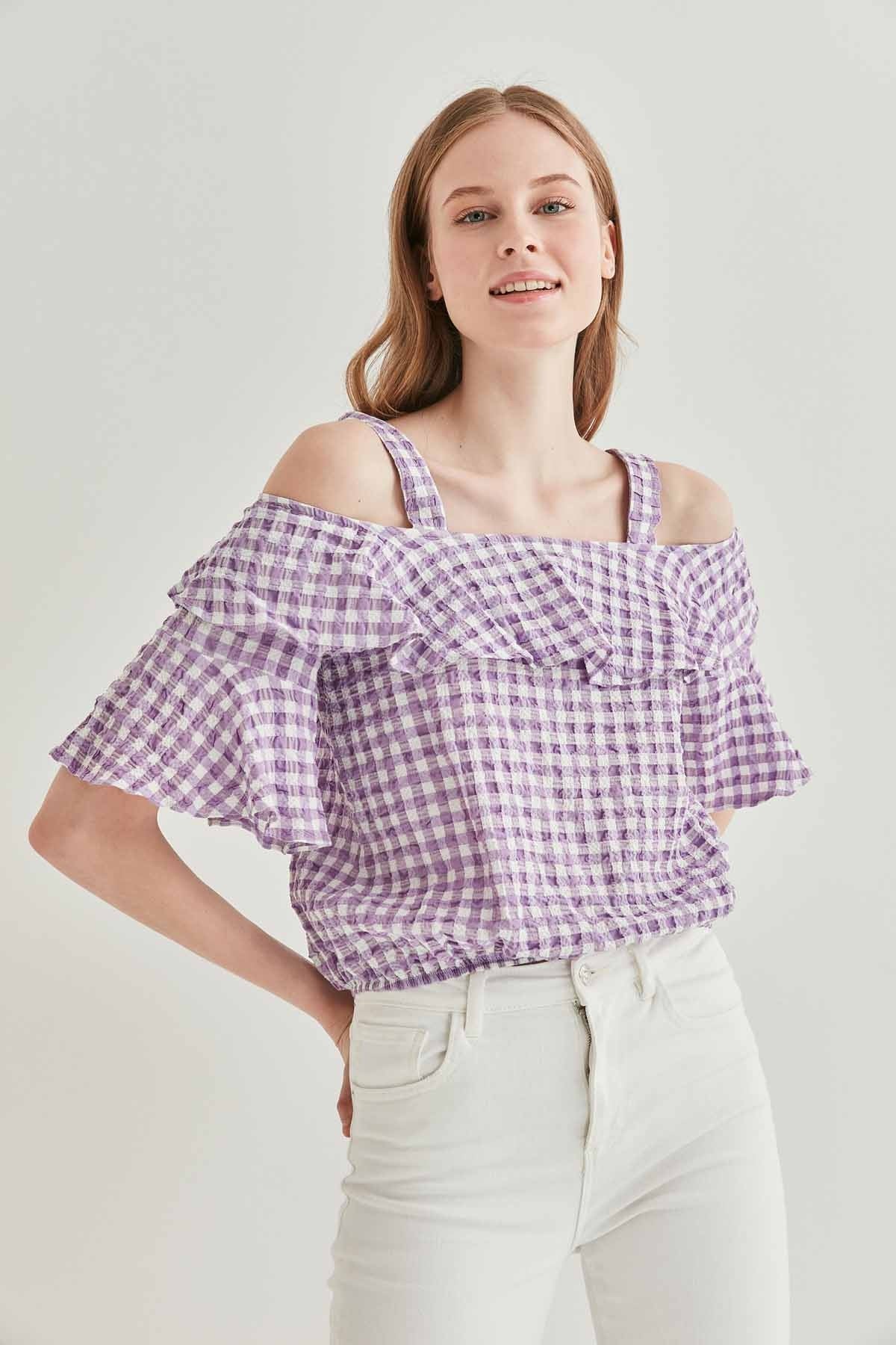 VOLANI SKIRT ELASTANE BLOUSE