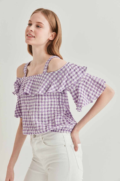 VOLANI SKIRT ELASTANE BLOUSE