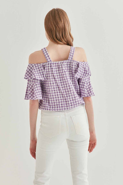 VOLANI SKIRT ELASTANE BLOUSE