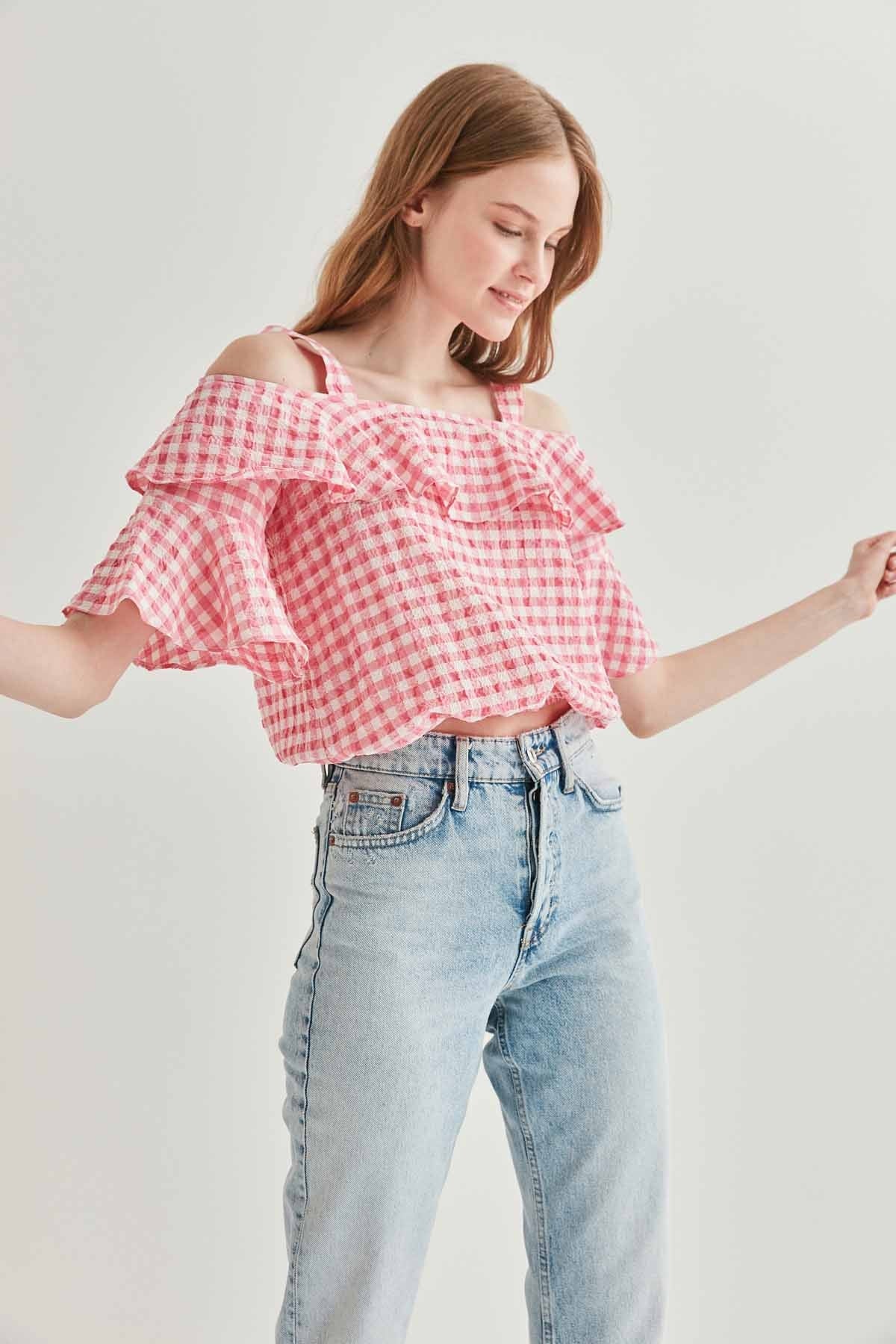 VOLANI SKIRT ELASTANE BLOUSE