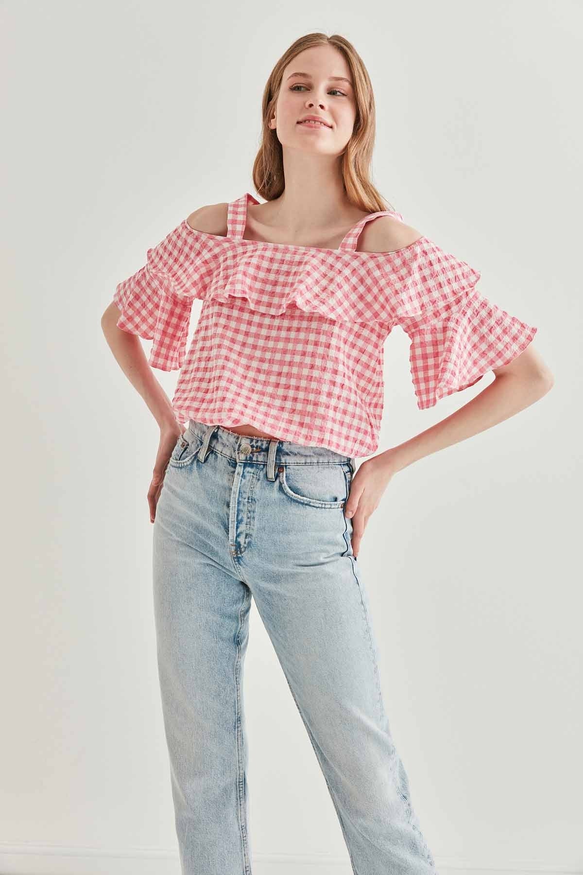VOLANI SKIRT ELASTANE BLOUSE