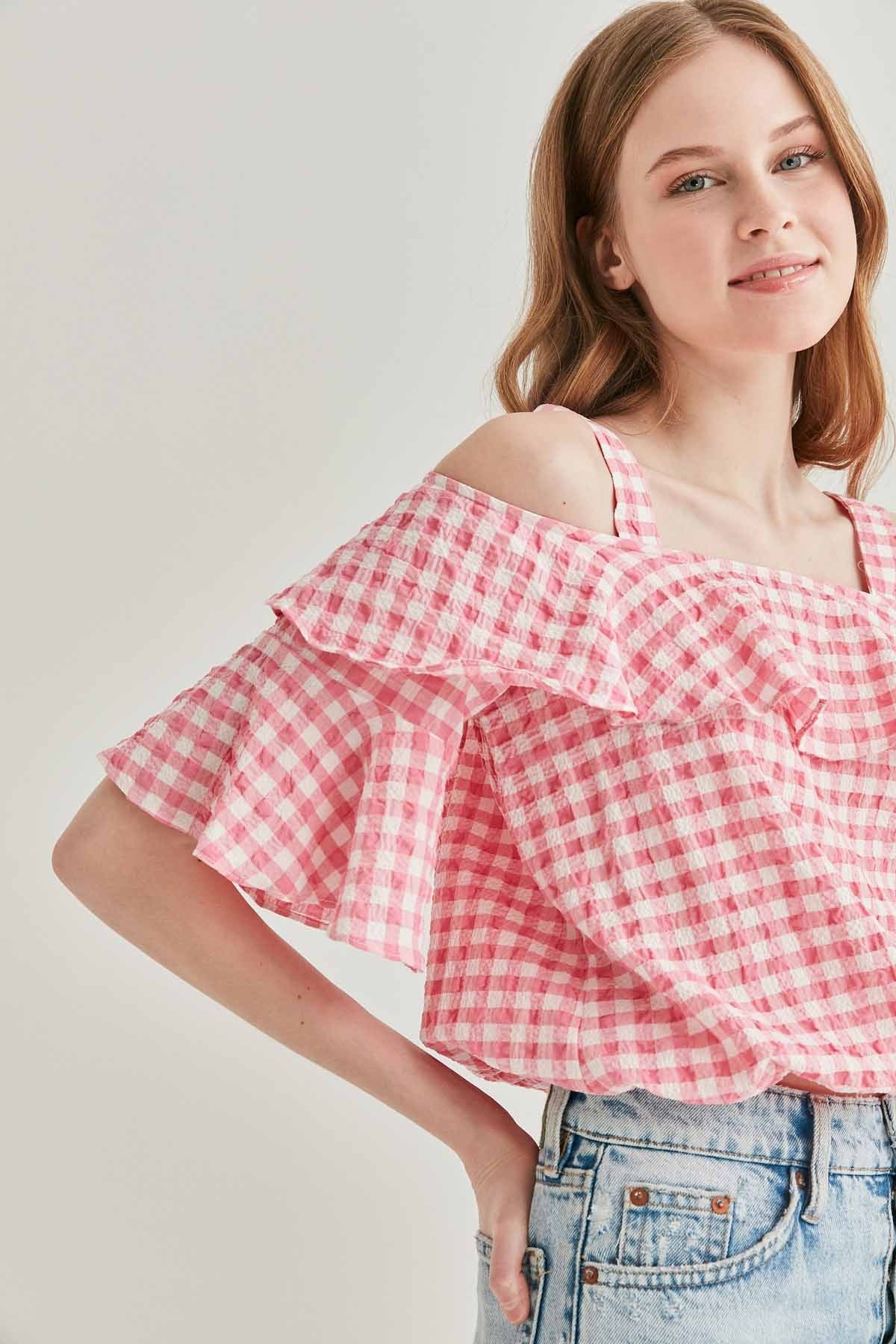 VOLANI SKIRT ELASTANE BLOUSE
