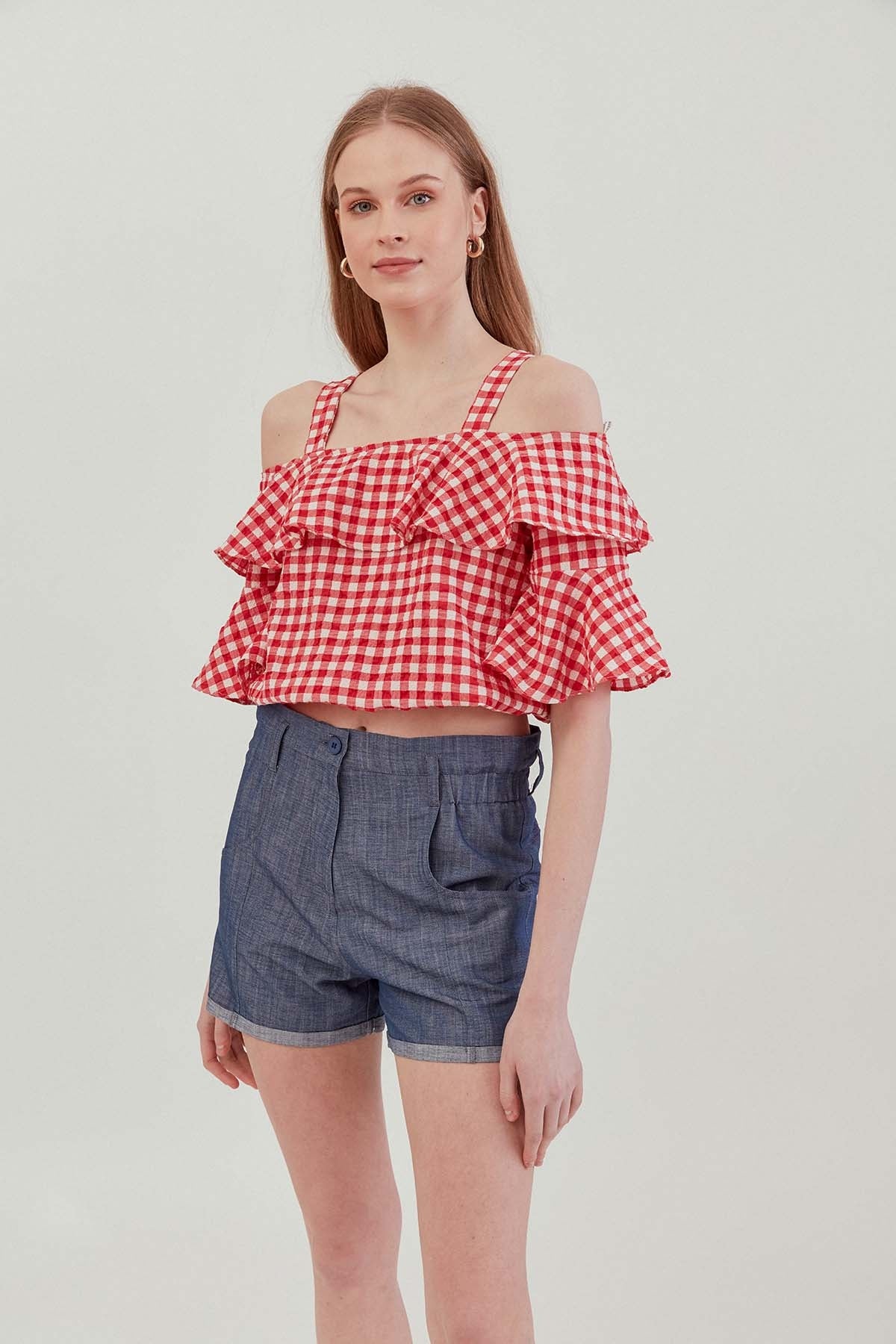 VOLANI SKIRT ELASTANE BLOUSE