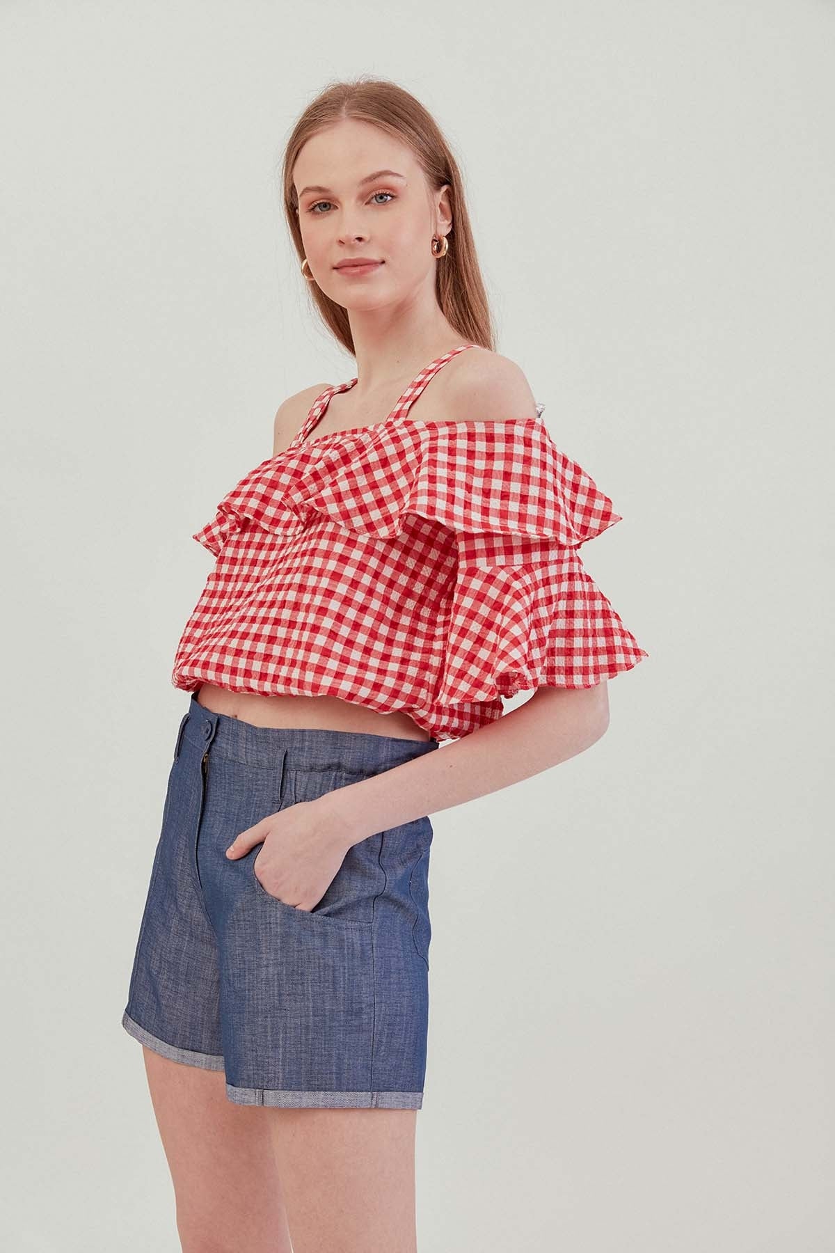 VOLANI SKIRT ELASTANE BLOUSE