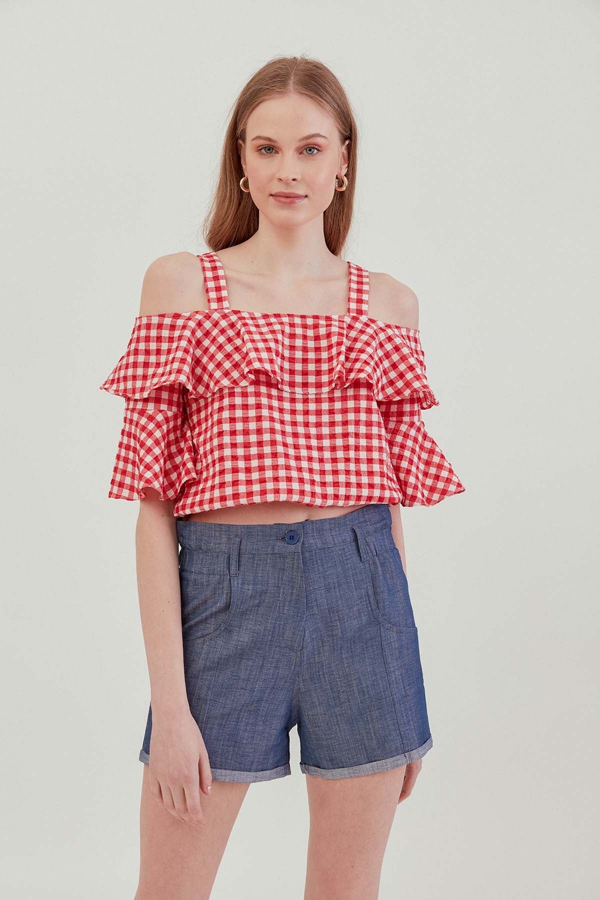VOLANI SKIRT ELASTANE BLOUSE