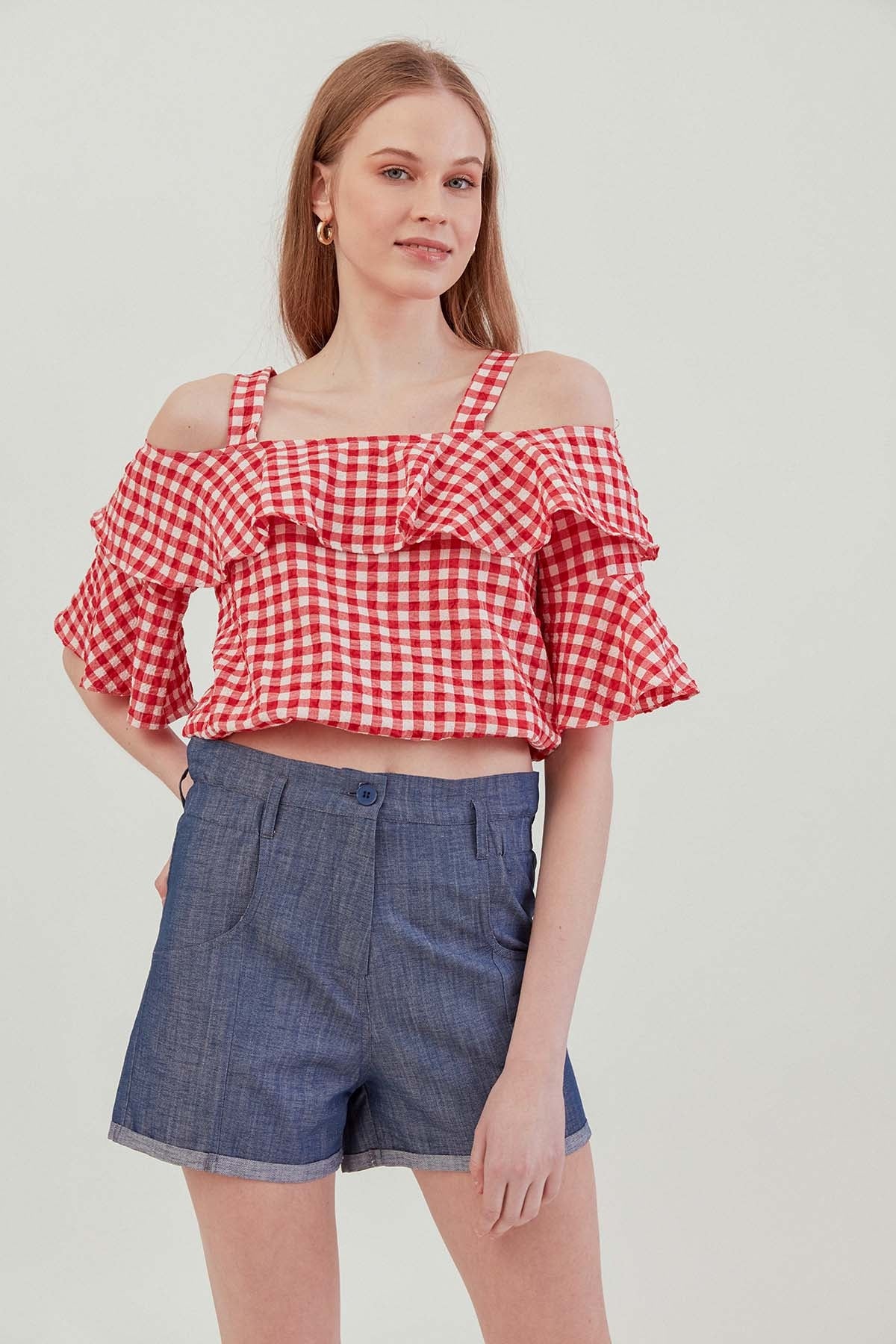 VOLANI SKIRT ELASTANE BLOUSE