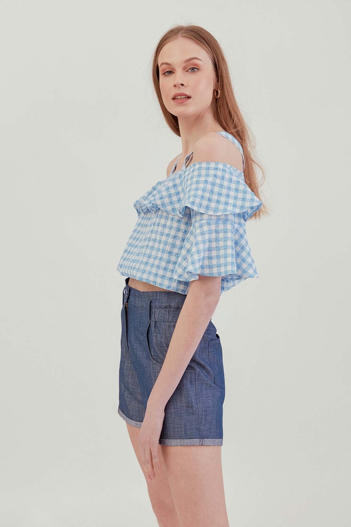 VOLANI SKIRT ELASTANE BLOUSE