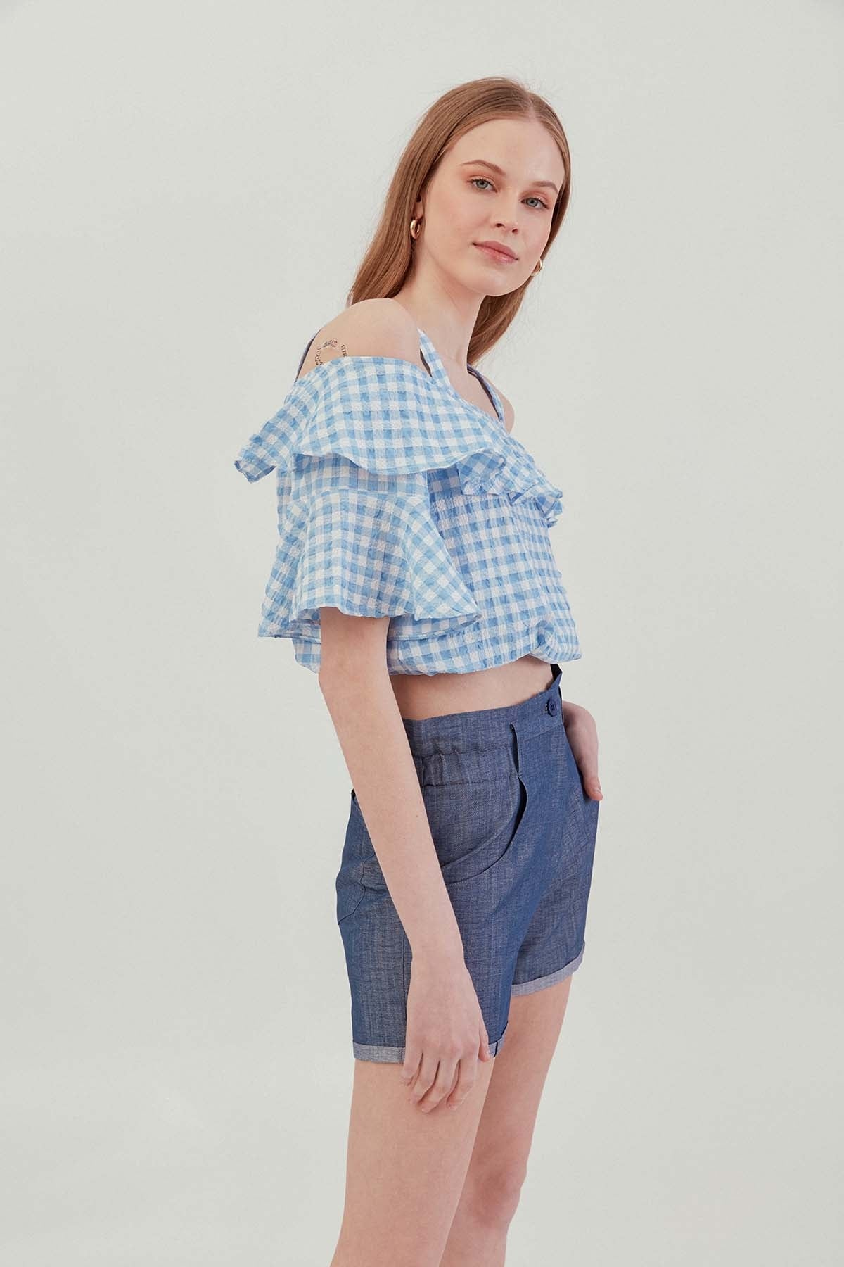 VOLANI SKIRT ELASTANE BLOUSE